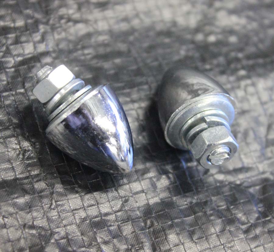 0603-CN Chrome Accessory Bullets