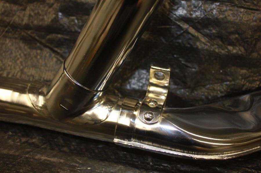 1008-41 Chrome Knucklehead Exhaust