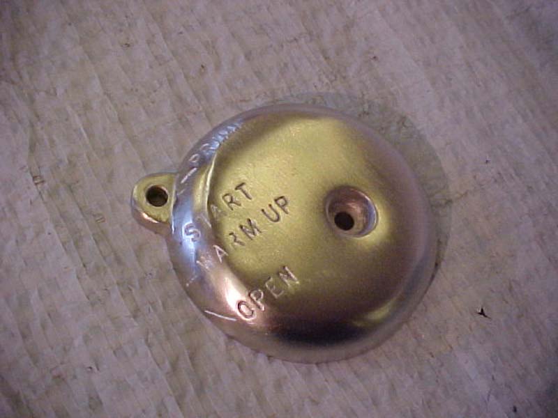 1229-27 Air intake cap - dull nickle 1