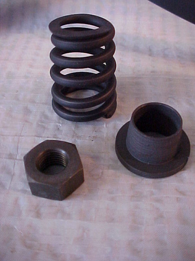13202-X spring, 13203-X spring collar, and 0131 nut