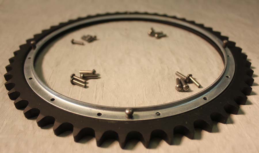 2049-30 sprocket and splash shield