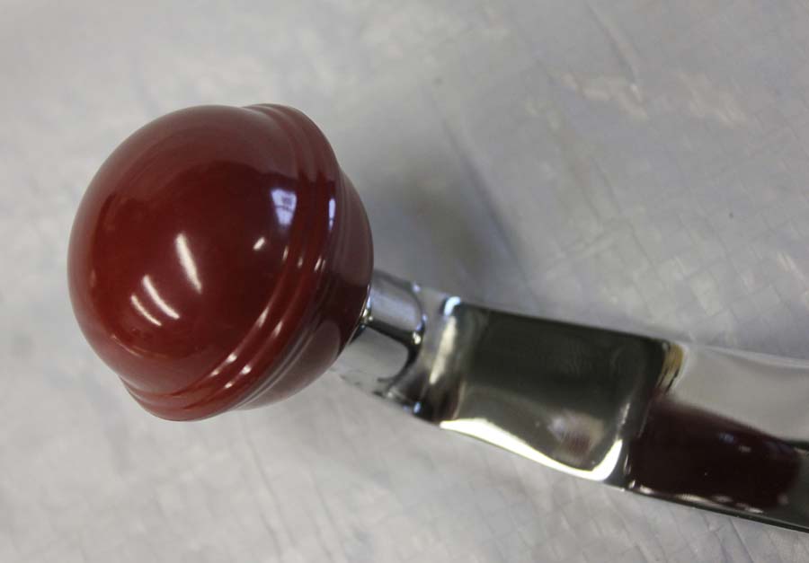 2205-41 Saturn Red Shifter Knob 1941 and later