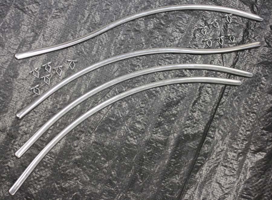 3714-39 Stainless Front Fender Trim kit