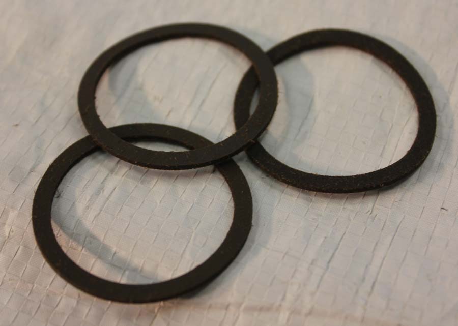 3509-16 leather tank gasket, 3 pcs