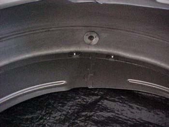 3702-30 DL RL front fender reinforcement washer