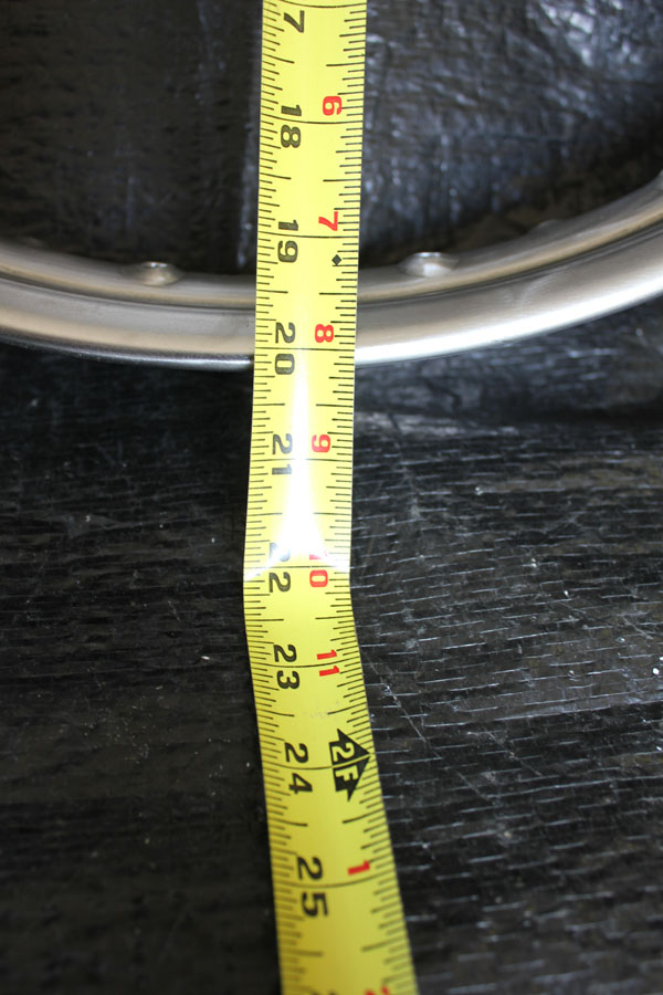 3940-30 drop center rim with 20.25 inch diameter