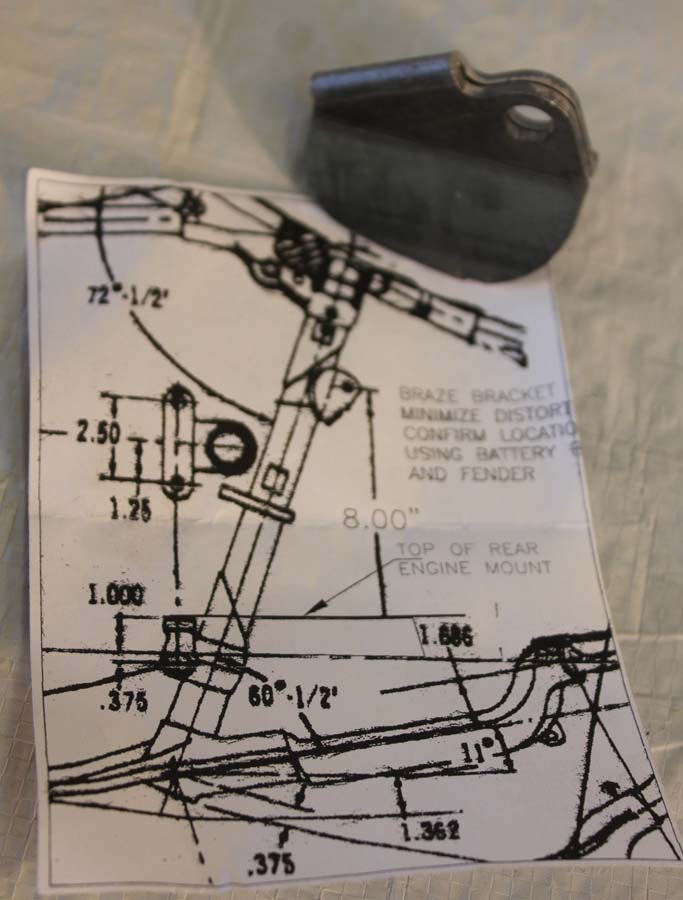 4406-30 Bracket and locator drawing
