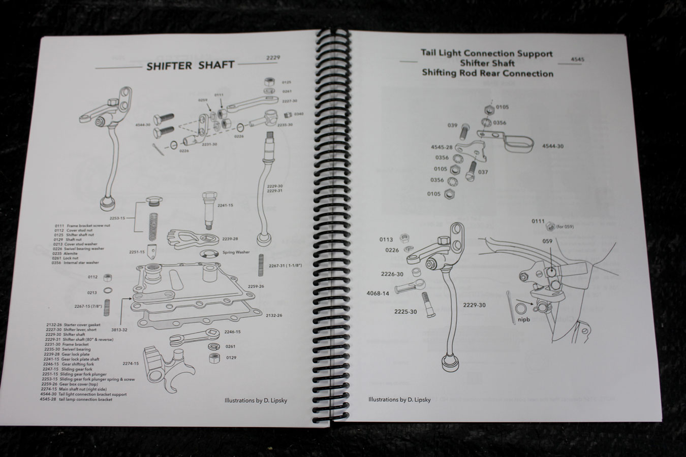 1930-1936 HD Parts Catalog / Lipsky